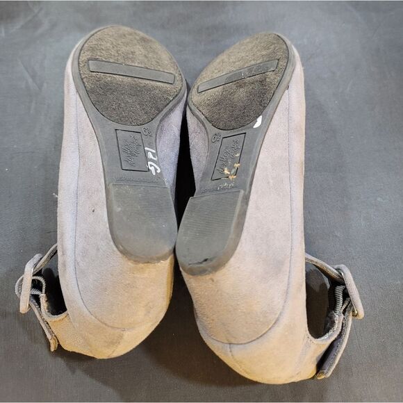 DEXFLEX COMFORT CLASSIC CAUSAL ROUND TOE LOW WEDGE PLATFORM HEEL SHOE - Picture 11 of 11